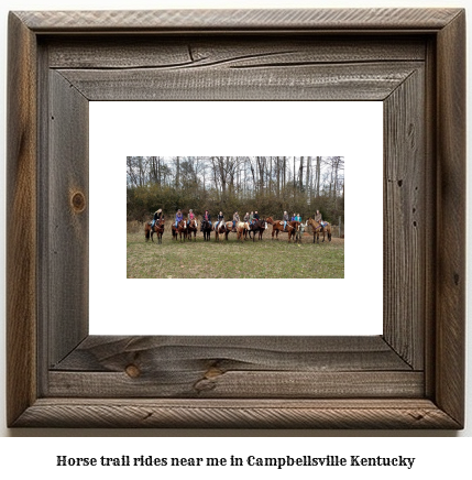 horse trail rides near me in Campbellsville, Kentucky